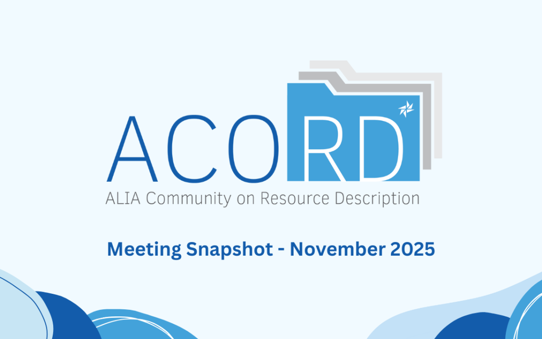 ACORD Meeting Snapshot – November 2025